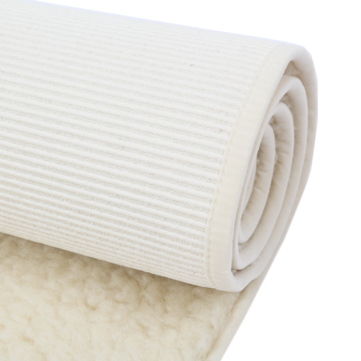Merino Wool Yoga Mat - White