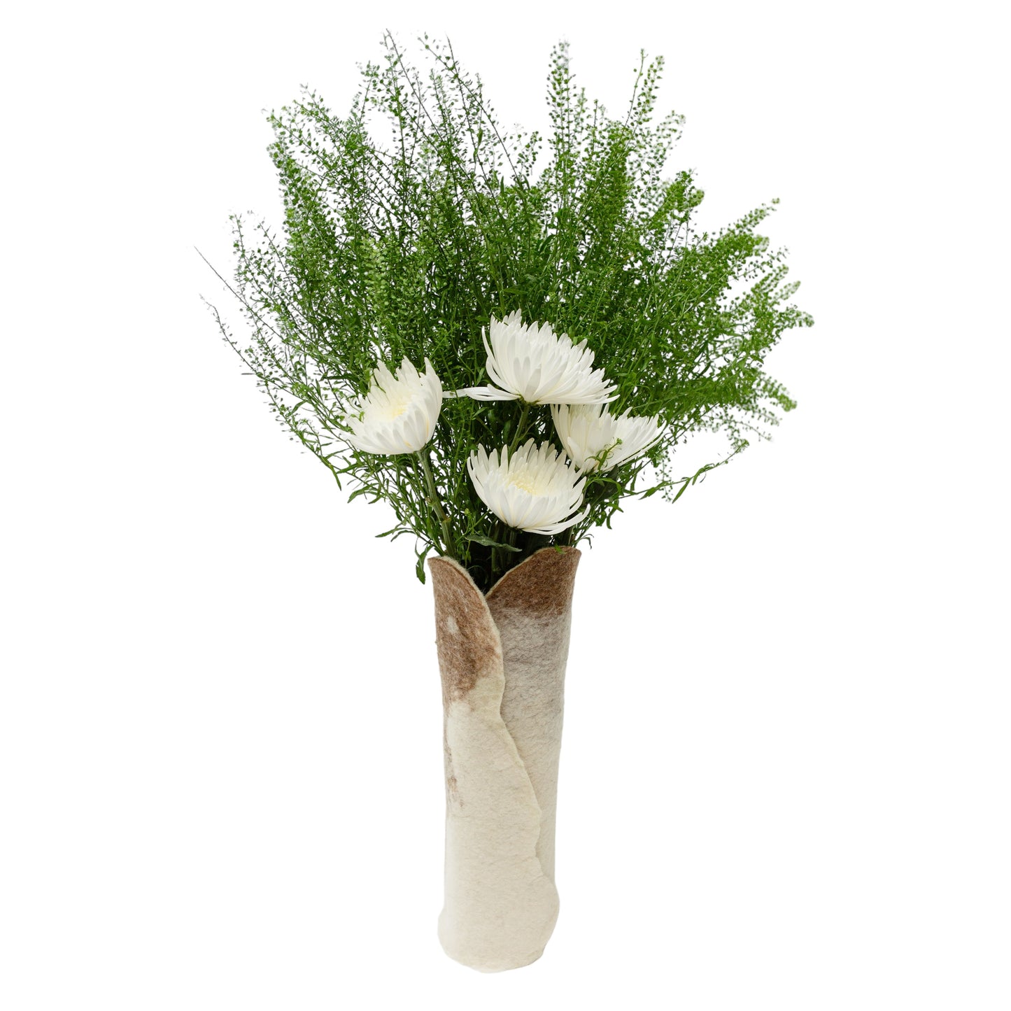 Sand Dunes Wool Flower Vase
