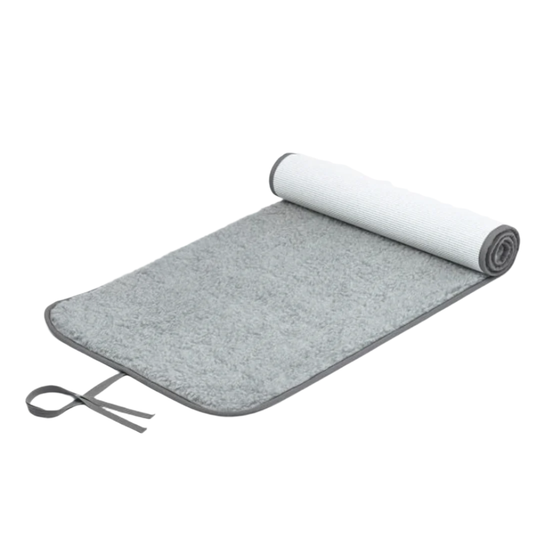 Merino Wool Yoga Mat - Light Grey