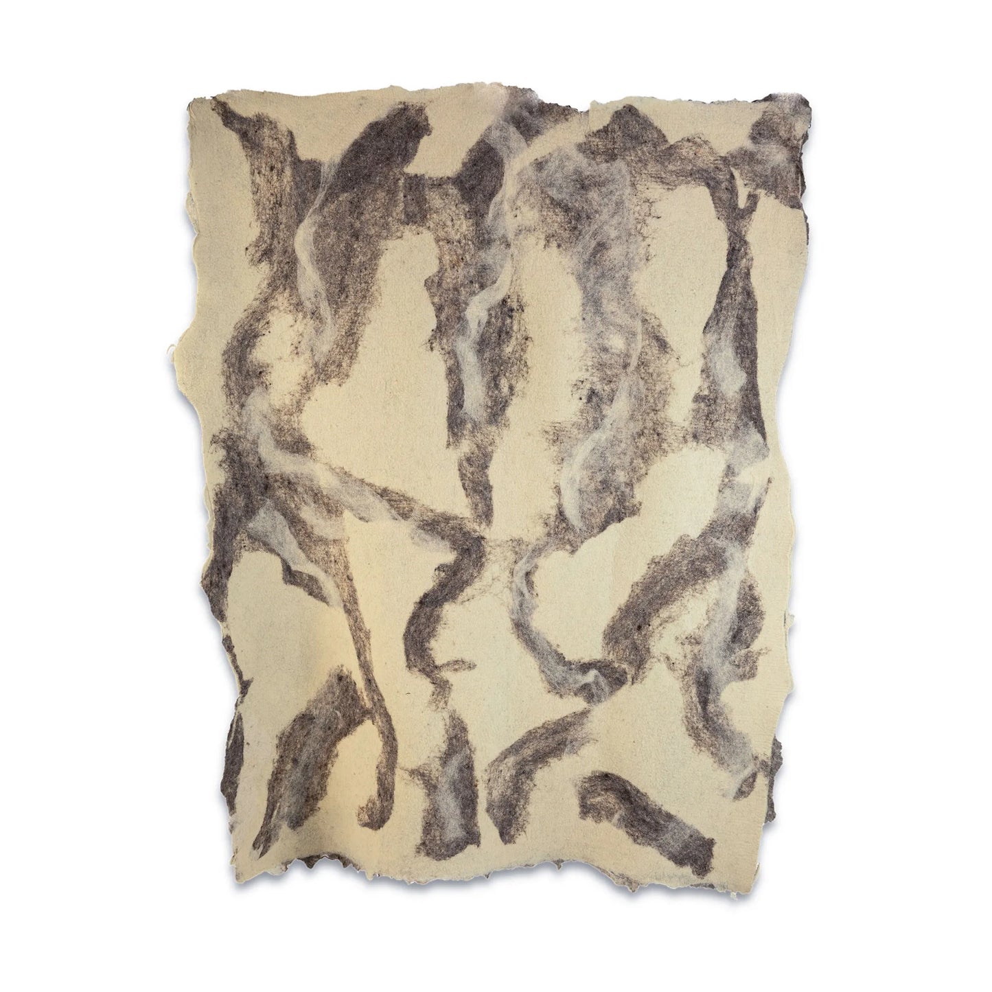 Shetland Cloud Throw - Felted Wool - Reversible