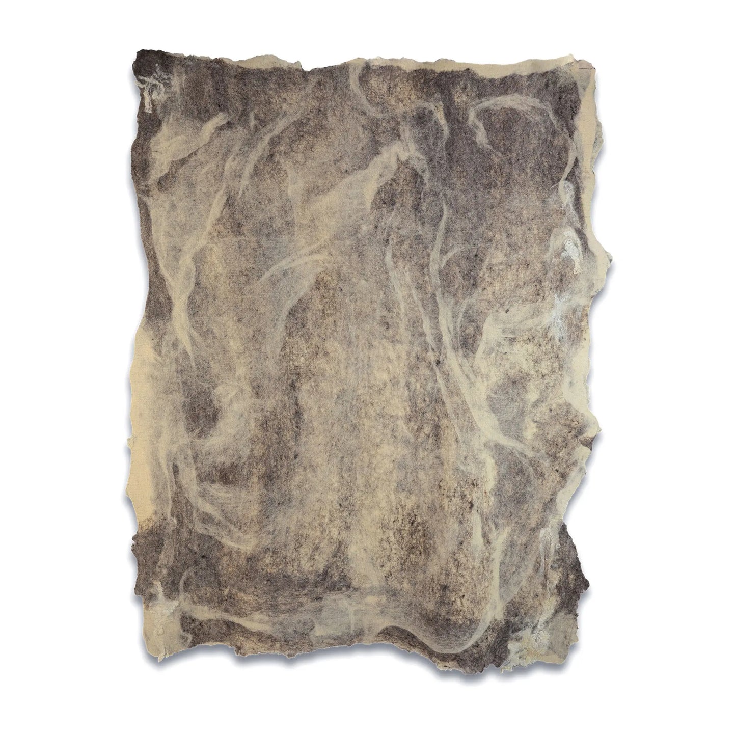 Shetland Cloud Throw - Felted Wool - Reversible