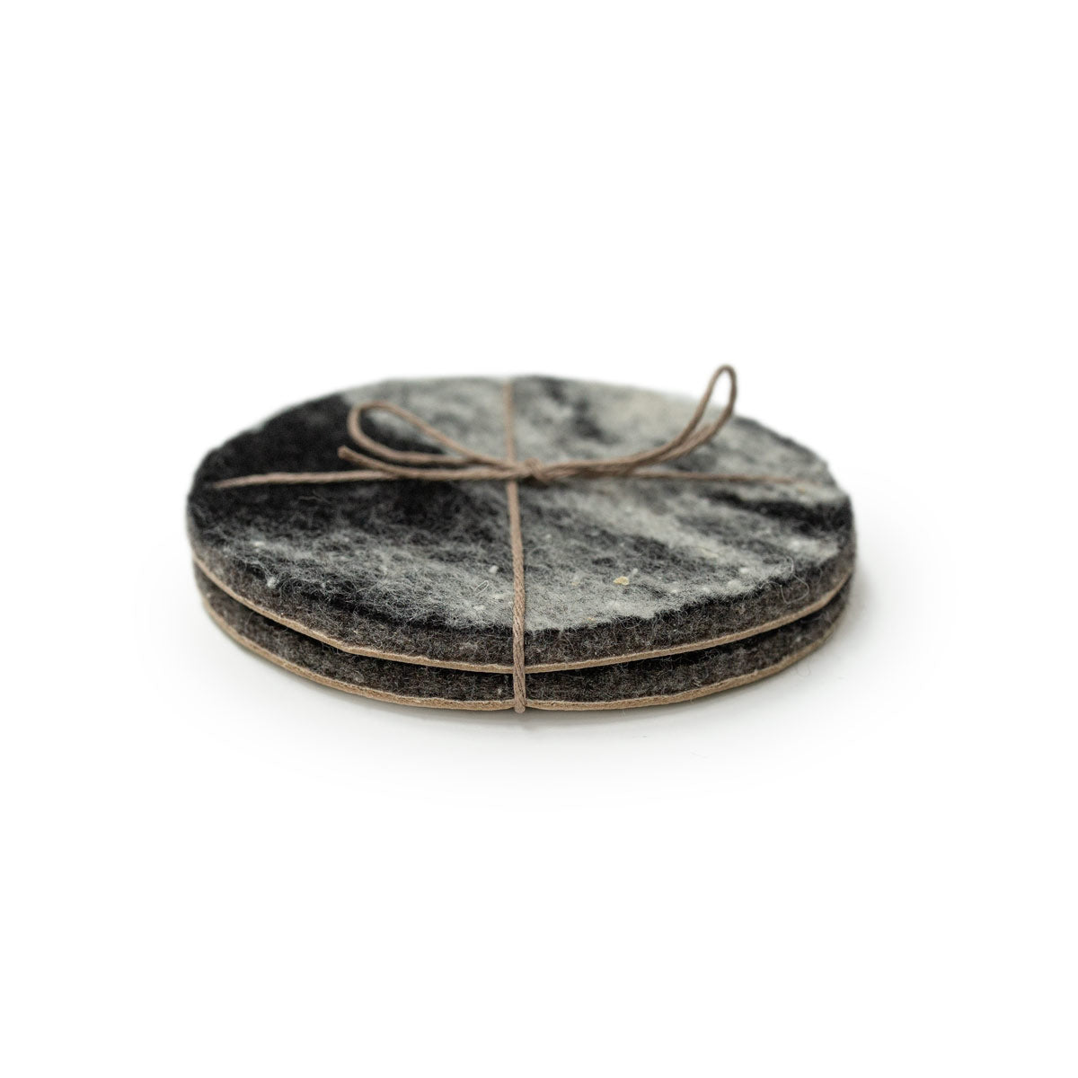 Wool & Leather Coasters - Genesis