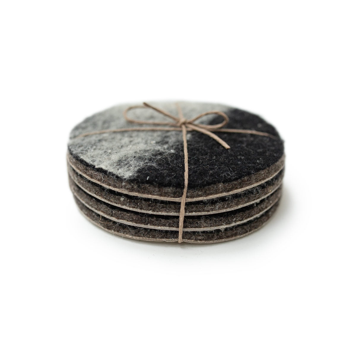 Wool & Leather Coasters - Genesis