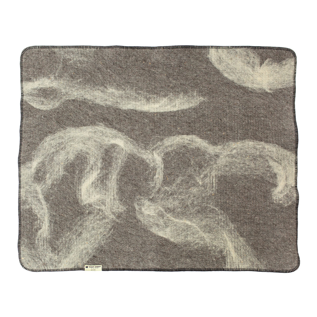 Wool Dog Mat - Shetland Cloud