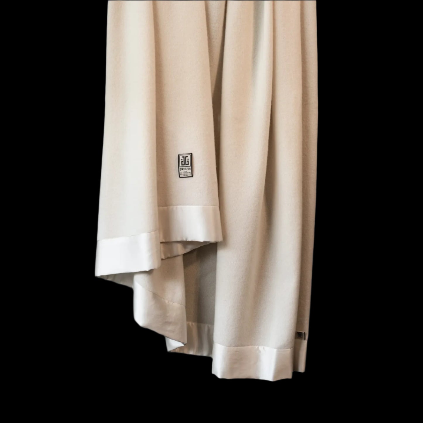 Henry Blanket - White - Cashmere Blend