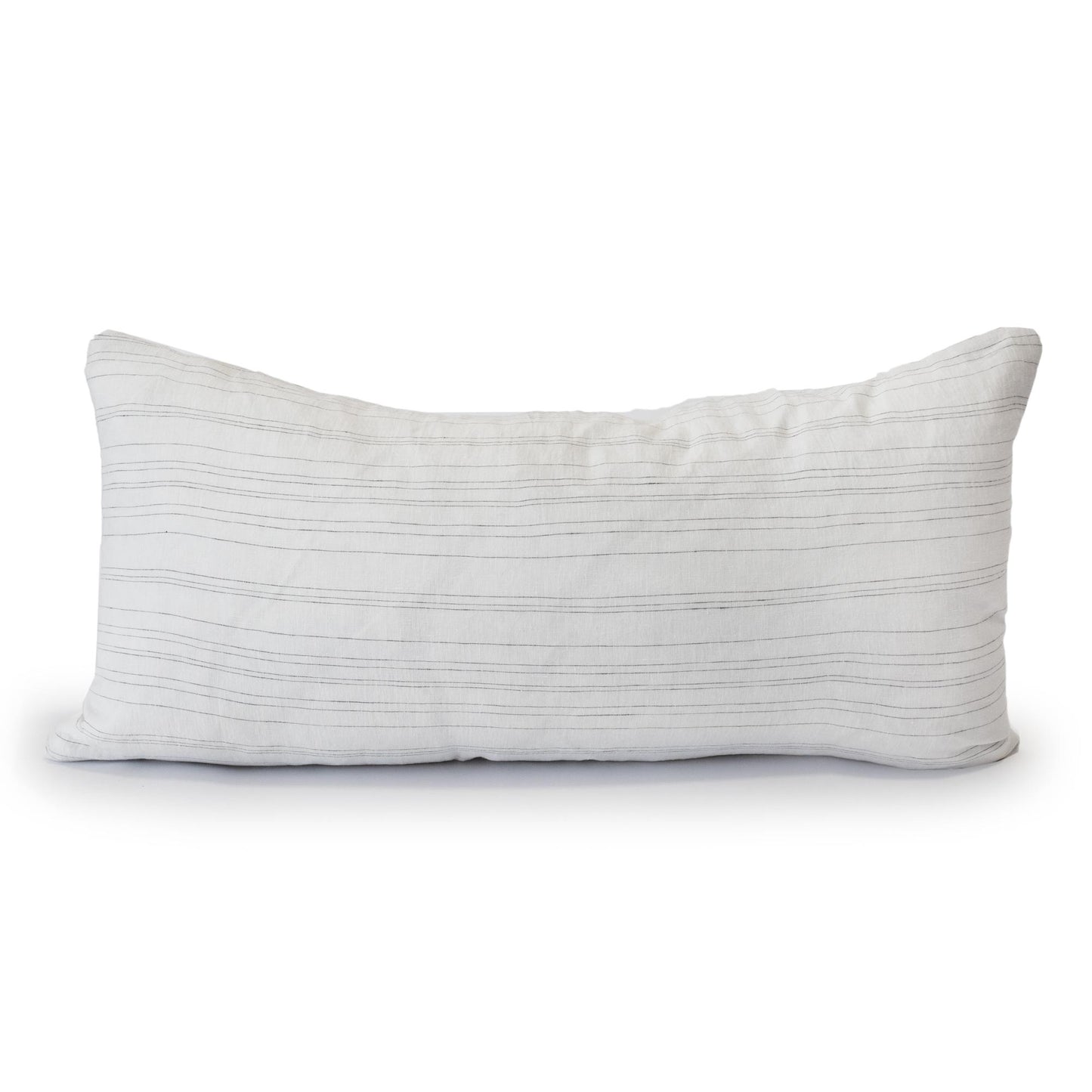 The White Stripe Linen Pillow