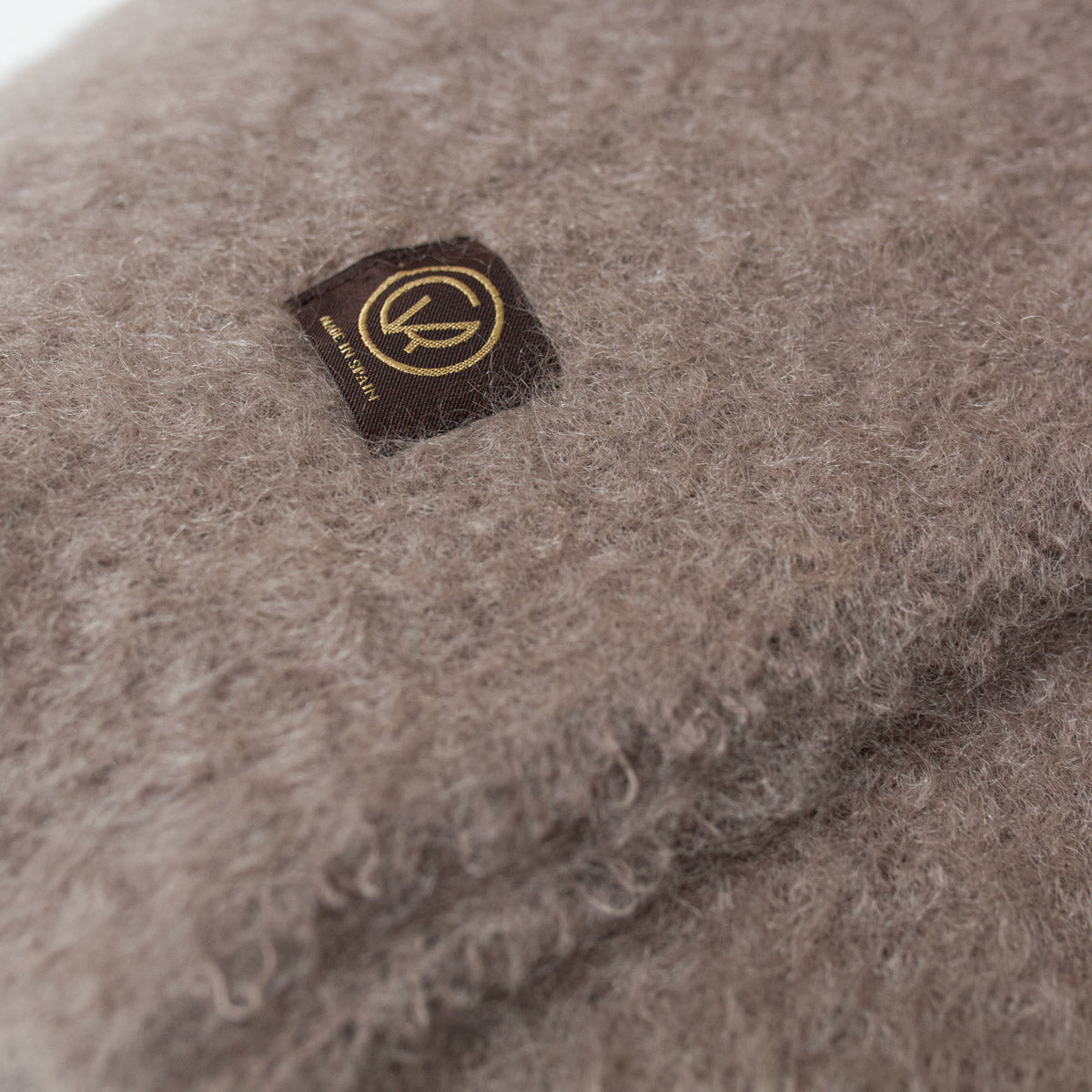 Mohair Scarf Solid - Taupe