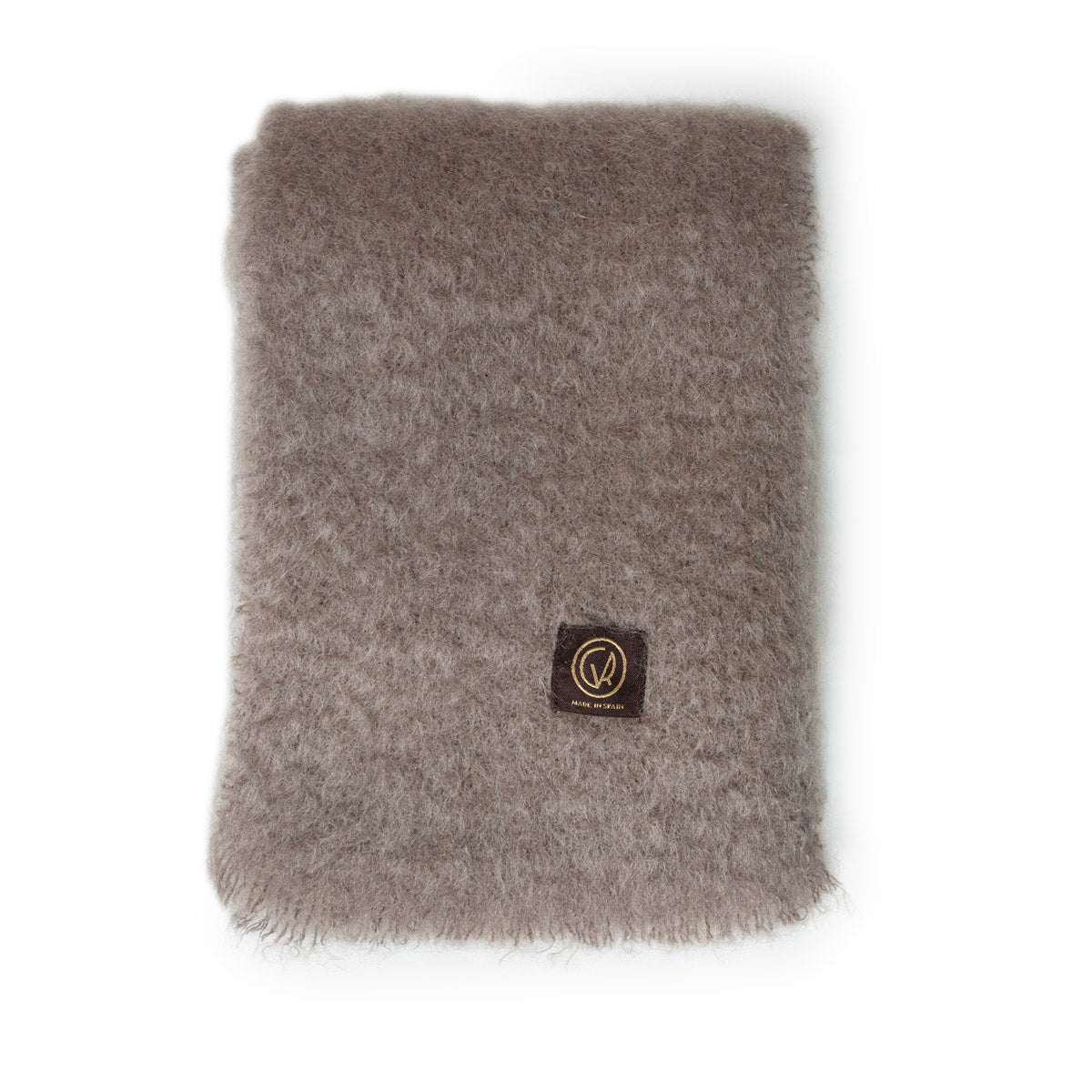 Mohair Scarf Solid - Taupe