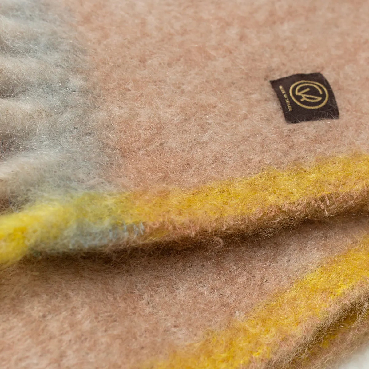 Twist Frame Mohair Scarf - Sunrise