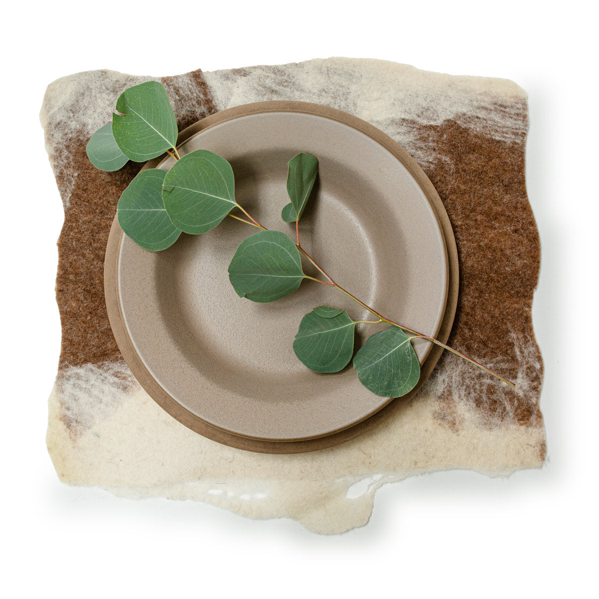 Sand Dunes Hand-Cut Placemat - Felted Wool