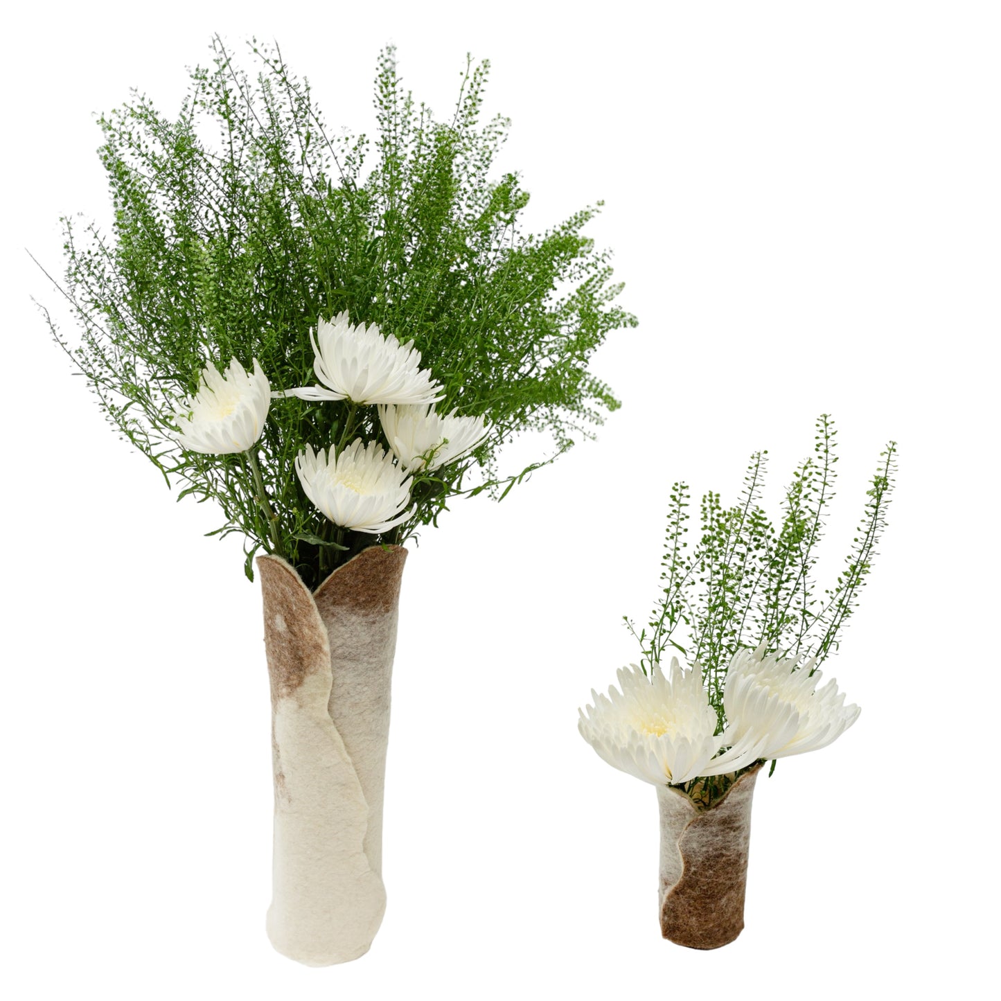 Sand Dunes Wool Flower Vase