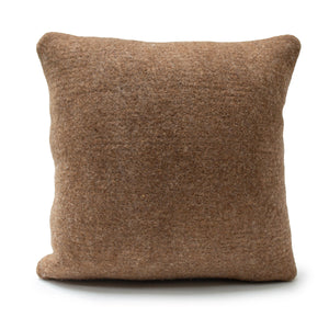 Shetland Brown Wool Pillow