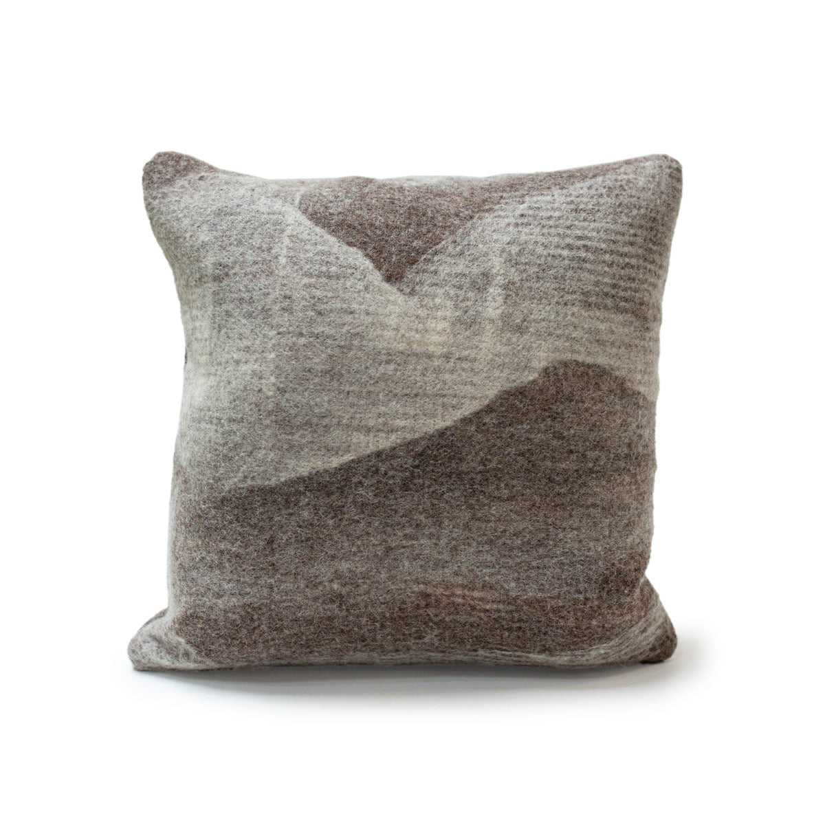 Shetland Cloud Square Pillow - Felted Wool
