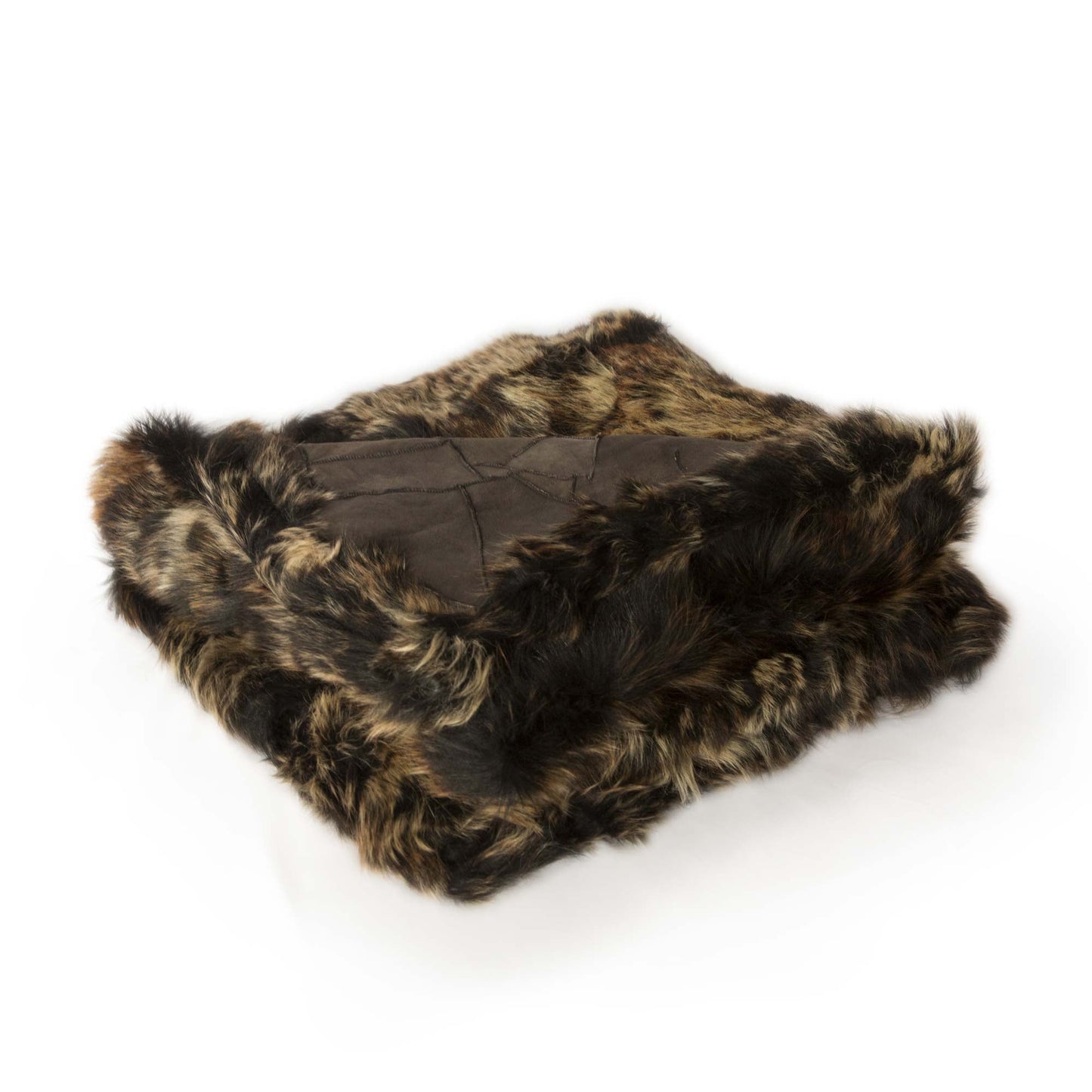 Toscana Fur Blanket - Unlined - Truffle