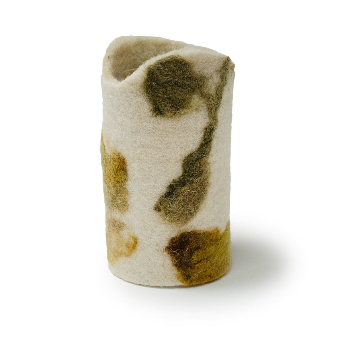 Botanical Felted Wool Flower Vase