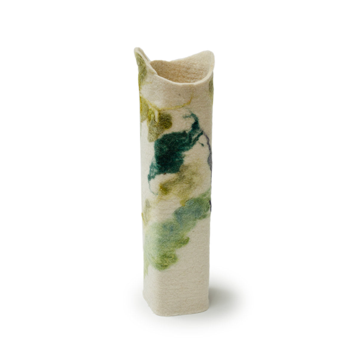 Botanical Felted Wool Flower Vase