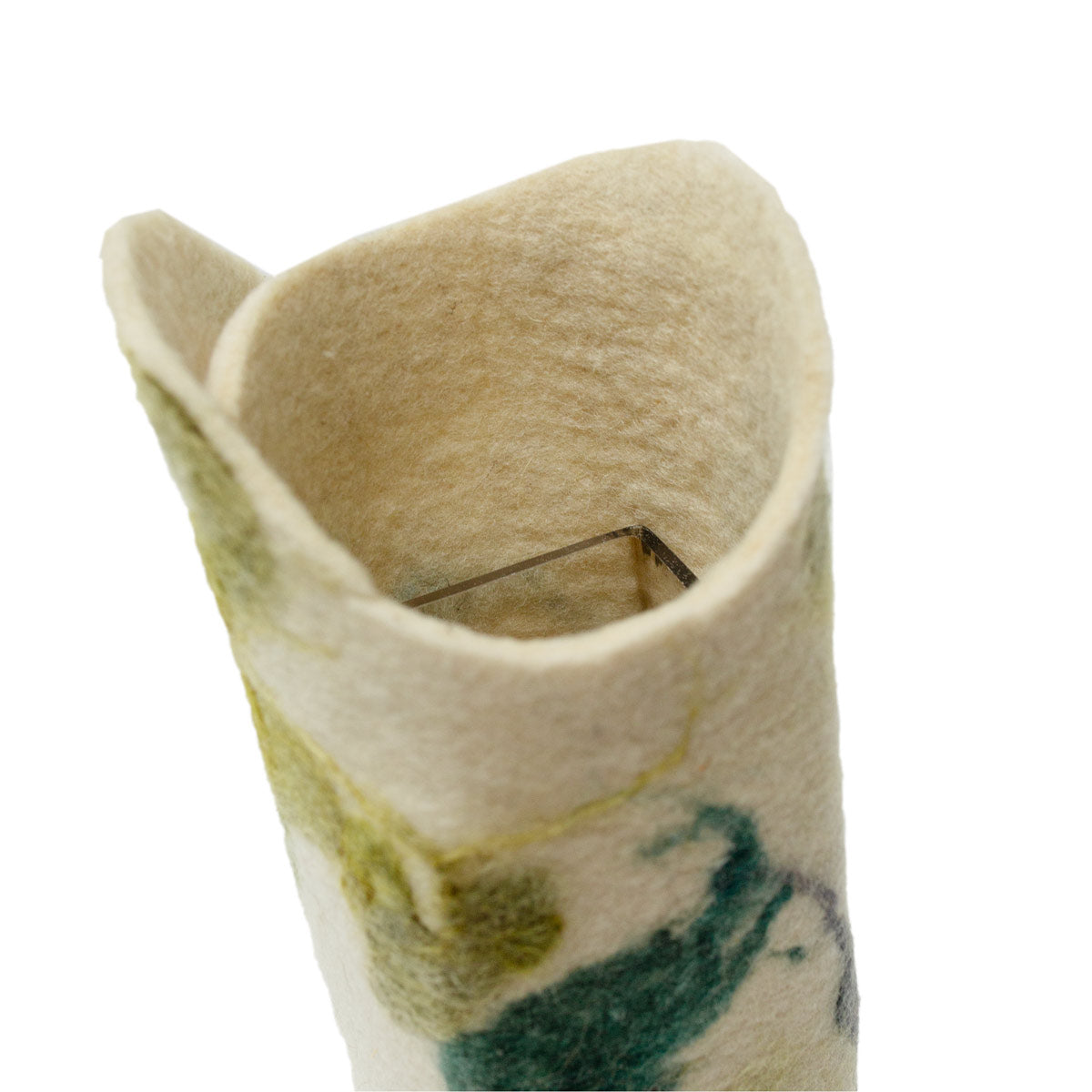 Botanical Felted Wool Flower Vase