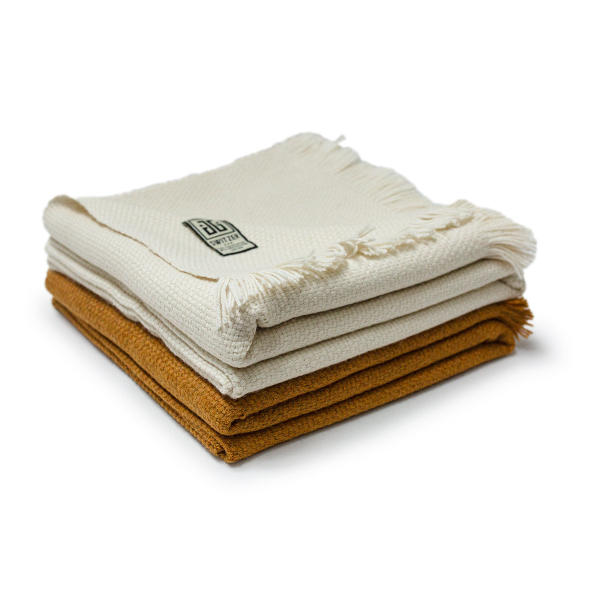 Baby Alpaca Throw - Burnt Orange