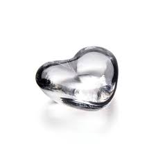 Heart Shaped Glass Hand Blown Simon Pearce Dish