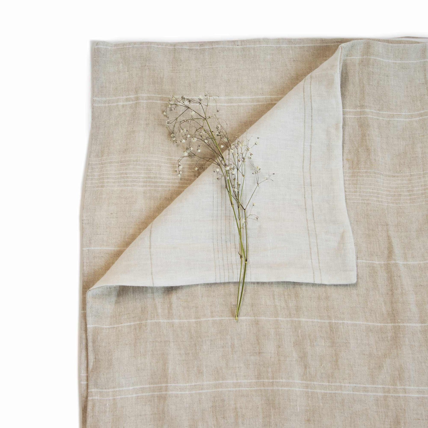 Ashley Linen Duvet Cover With Stripes - JG Switzer