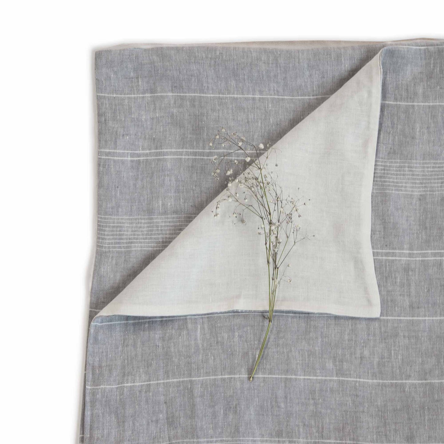 Ashley Linen Duvet Cover With Stripes - JG Switzer