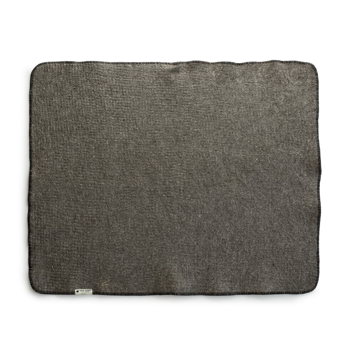 Wool Dog Mat - Natural Grey
