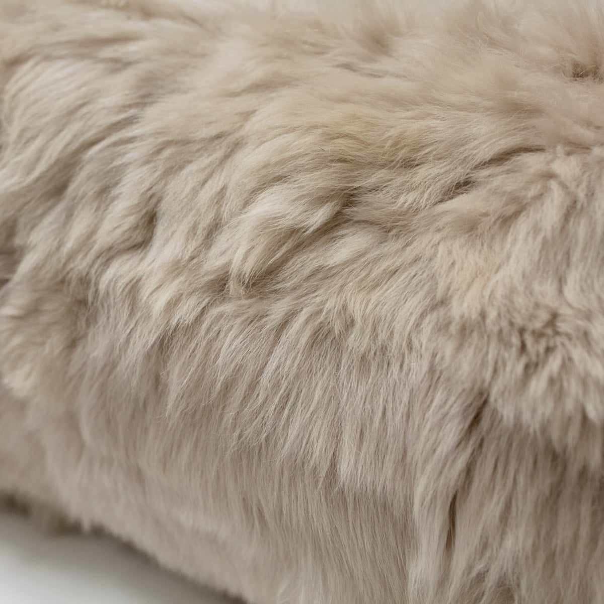 Toscana Fur - Square Pillow - Black