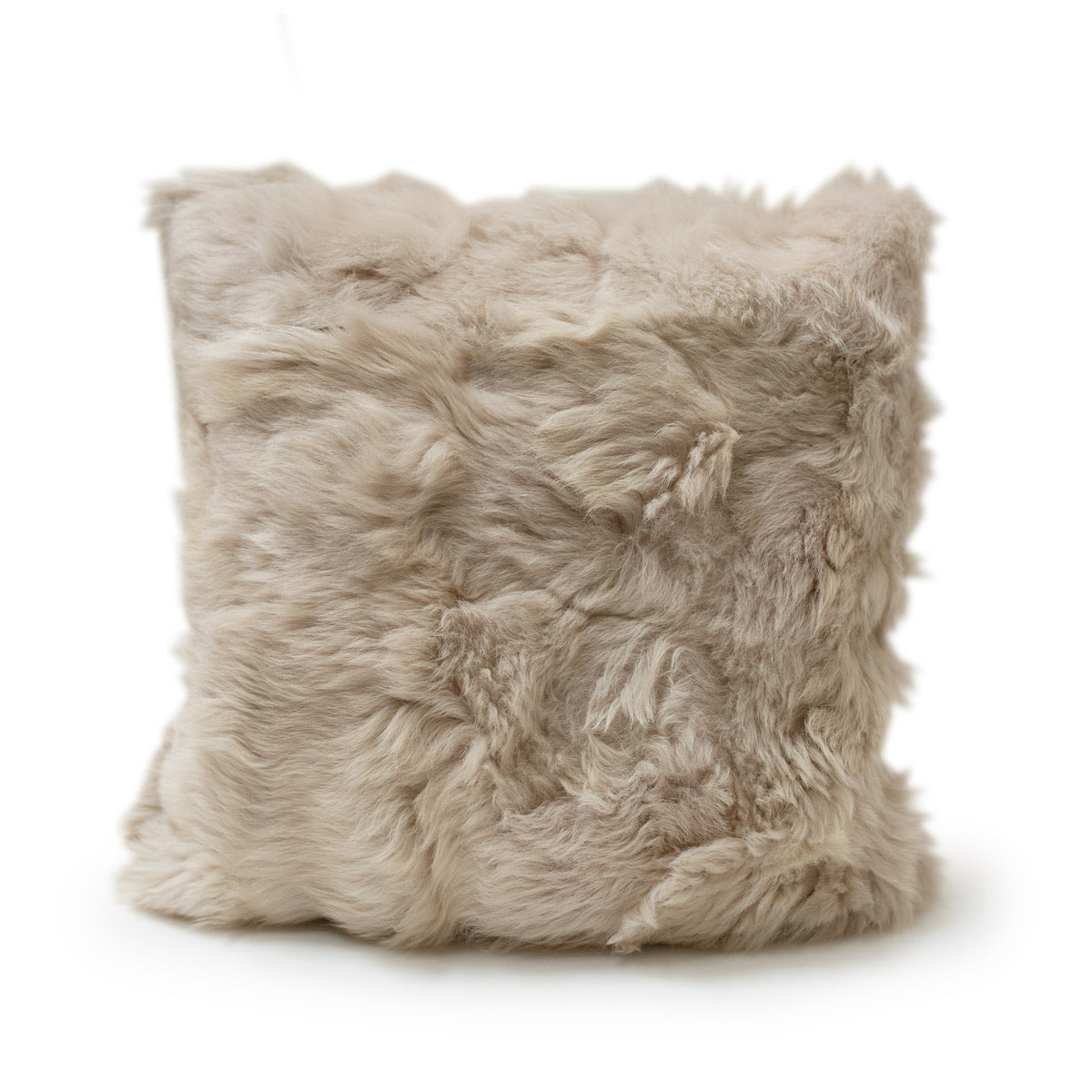 Toscana Fur - Square Pillow - Black