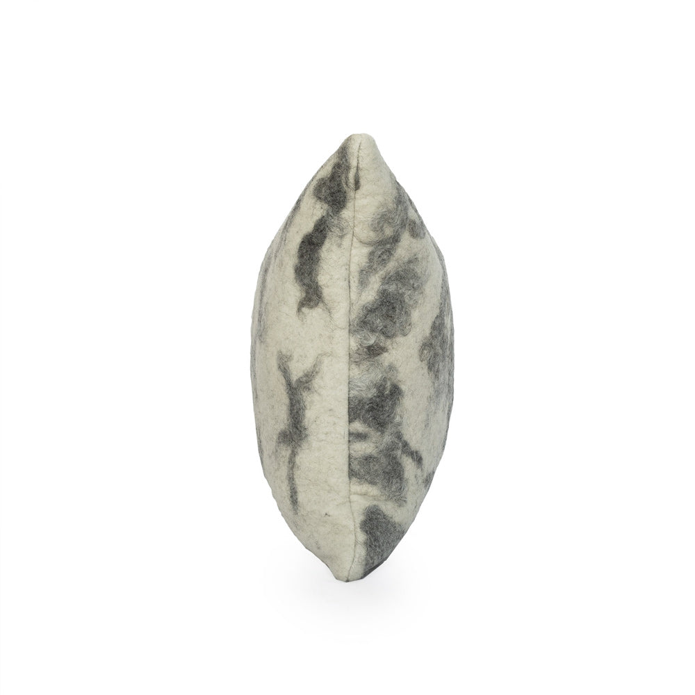 Grey Gotland Pillow - Felted Wool