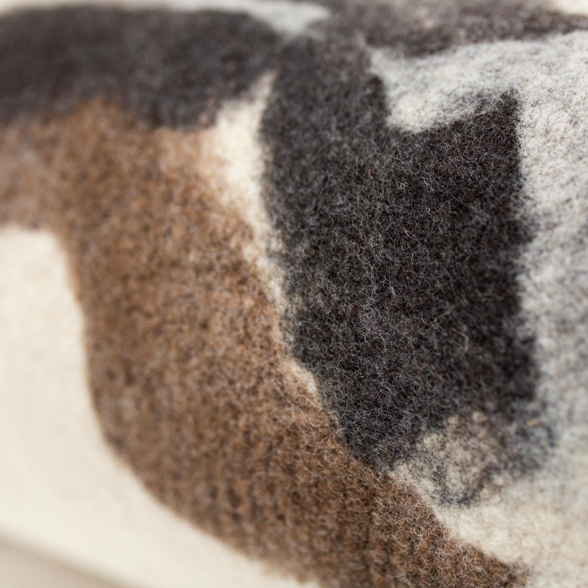Tahoe Lumbar Pillow - Felted Wool