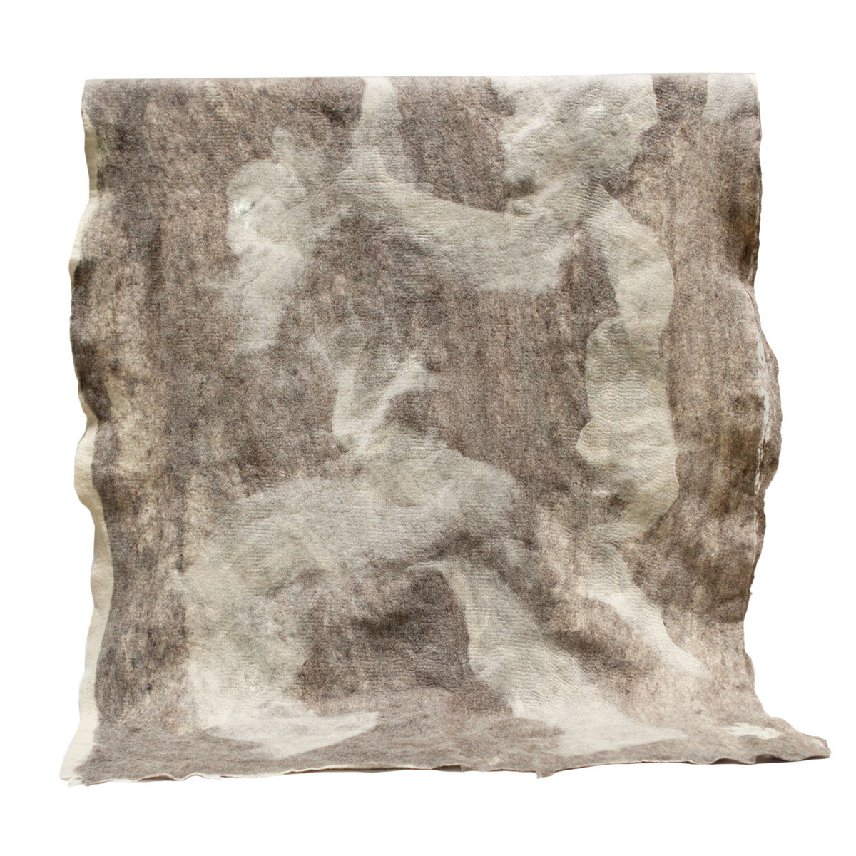 Shetland Cloud Throw - Felted Wool - Reversible