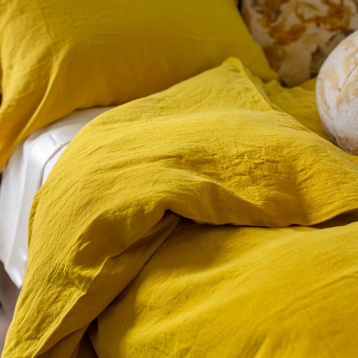 Ashley Linen Duvet Cover - Solid