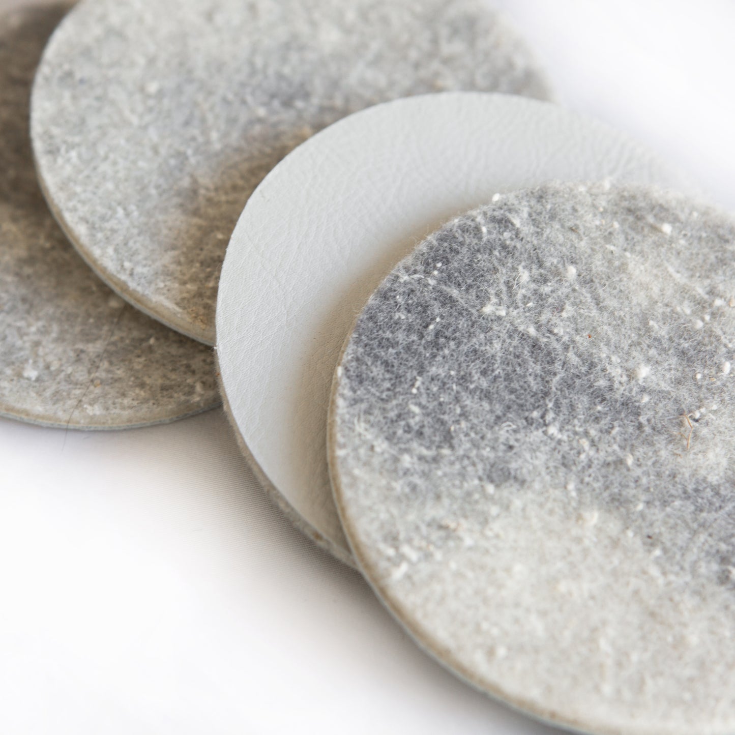 Wool & Leather Coasters - JG Switzer