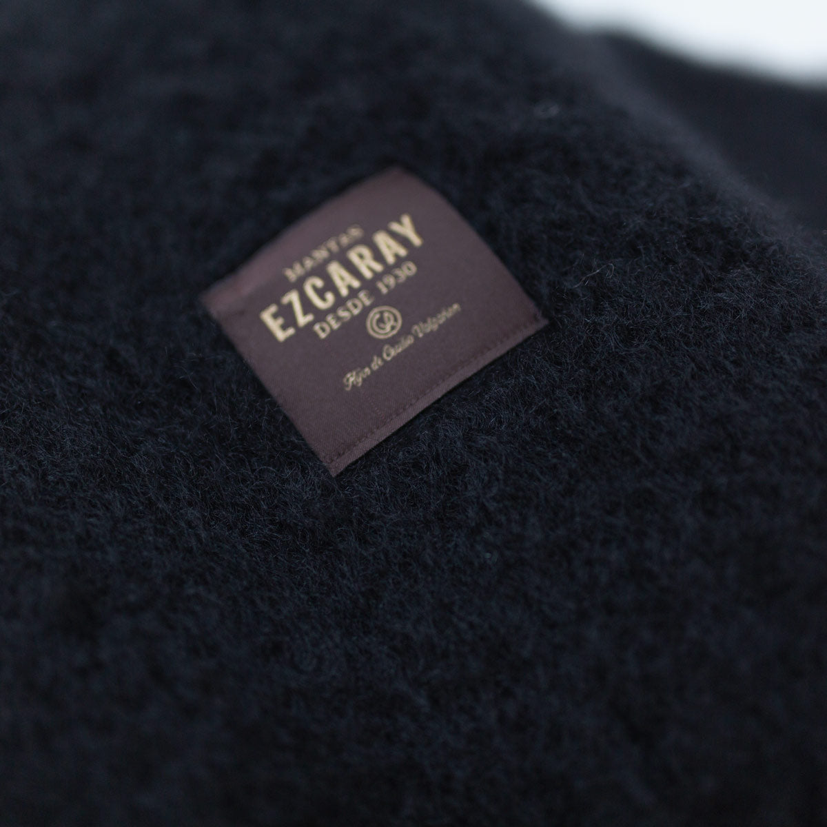Spanish Mohair Throw - Black