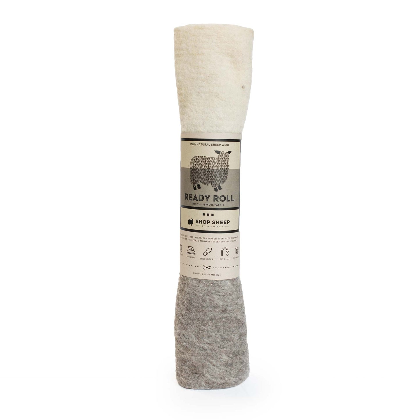 100% Natural Wool Ready Roll - JG Switzer