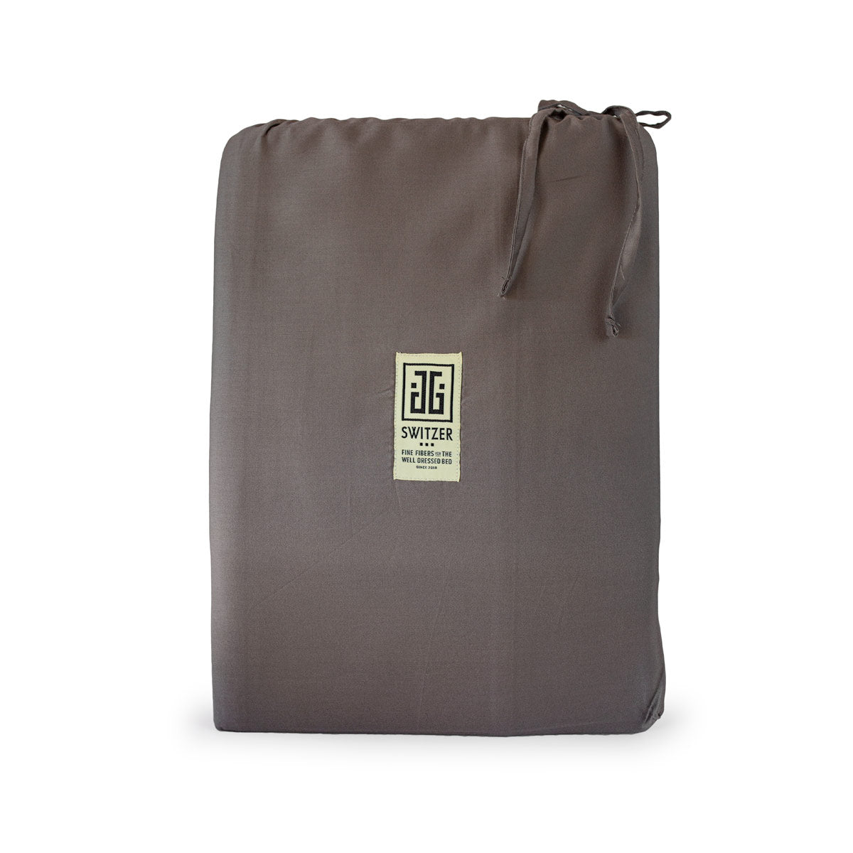 400 Thread Count Sateen Sheet Set - Organic Cotton - Taupe Grey