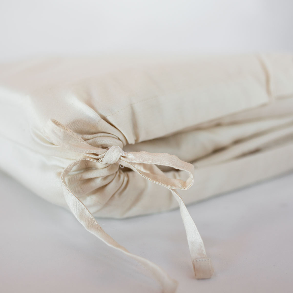 400 Thread Count Sateen Sheet Set - Organic Cotton - Natural