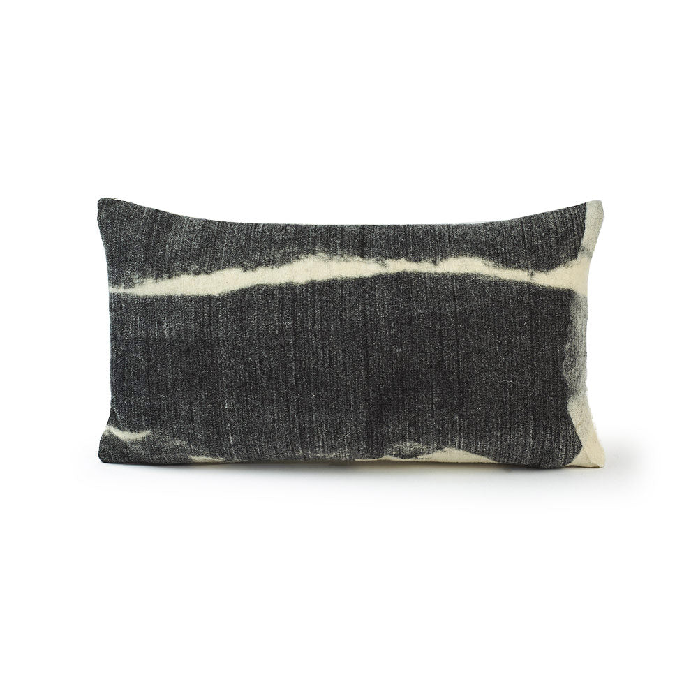 Starry Nights Lumbar Pillow - Felted Wool