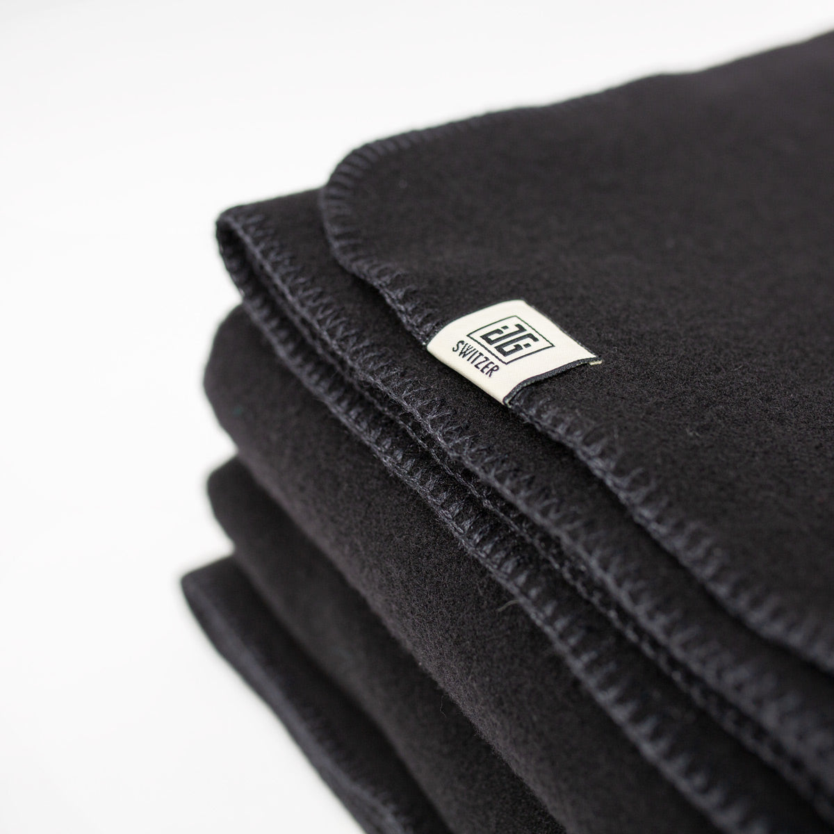 JG Classic Blanket - Cashmere Blend - Black