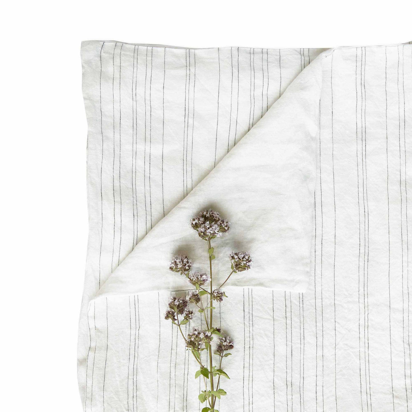 Ashley Linen Duvet Cover Dark Grey/Light Grey - JG Switzer
