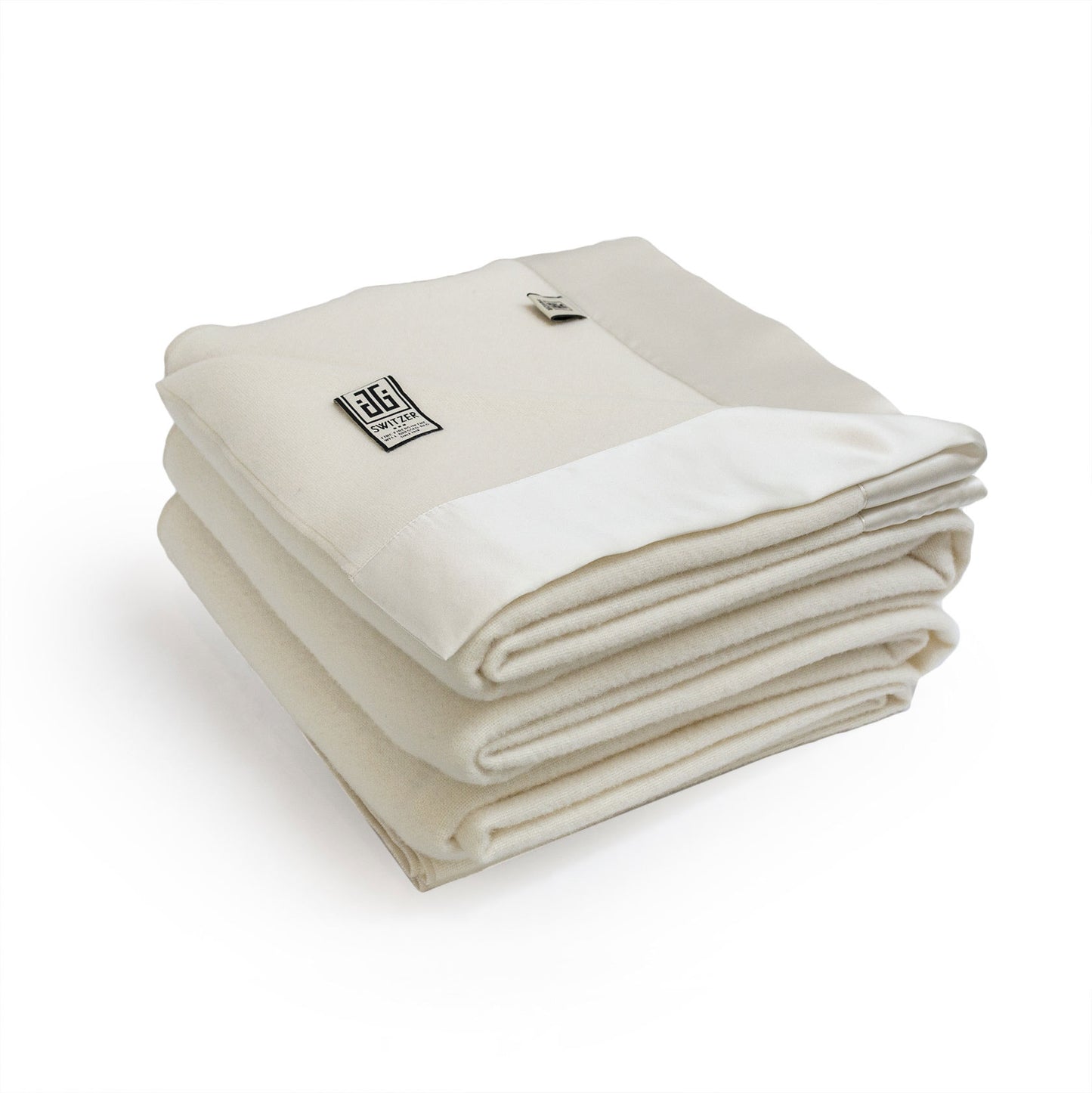 Whitney Blanket - Lambswool - White