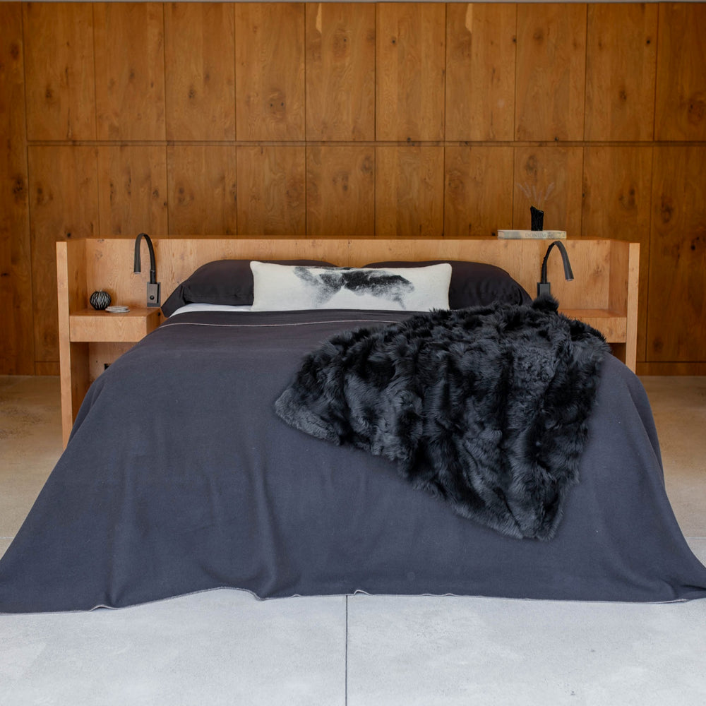 
                      
                        The JG Classic Blanket - 100% Merino in Bark
                      
                    