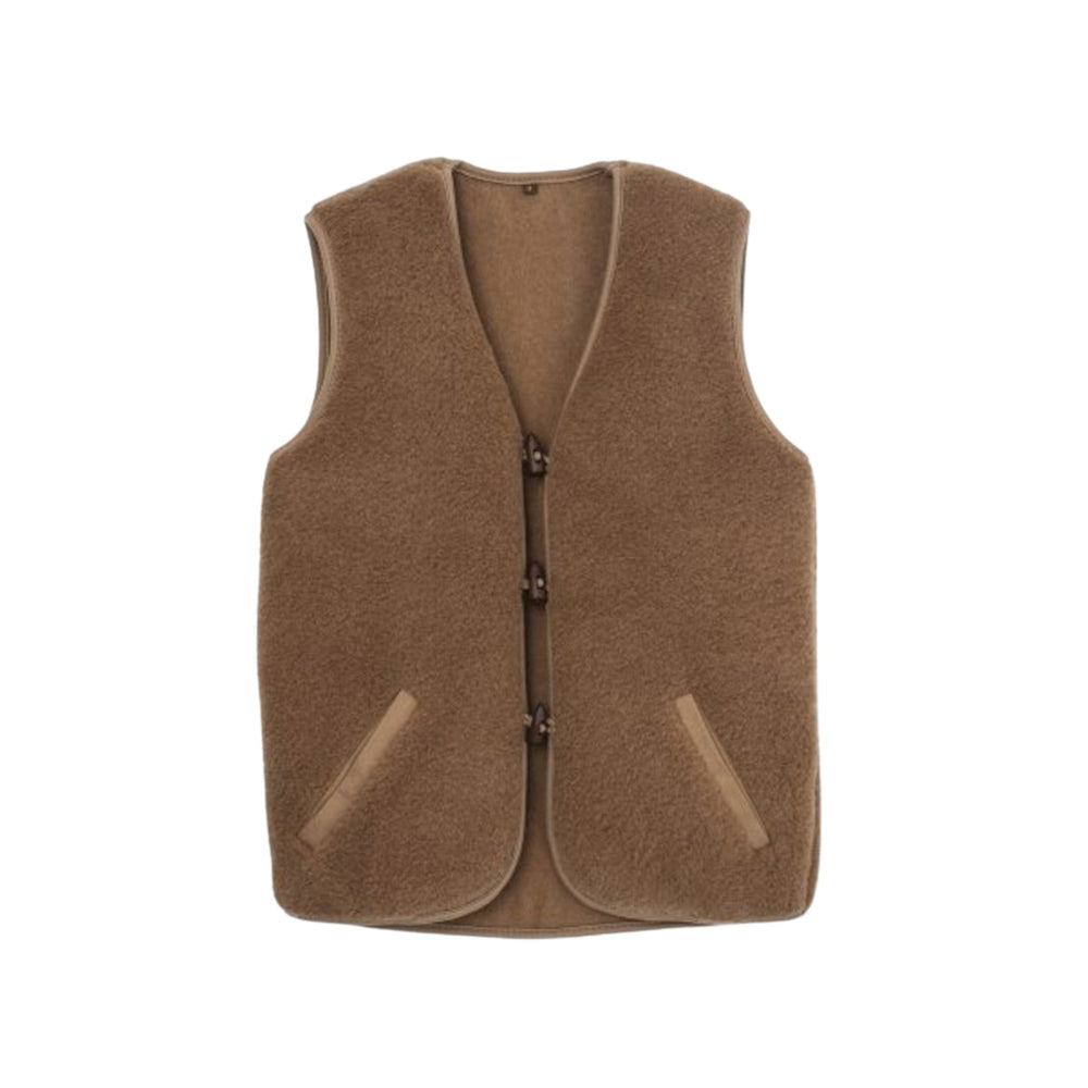 The Woven Camel Vest