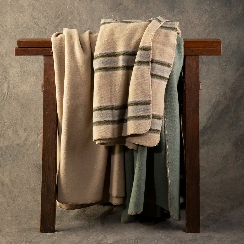 woven flannel wool throws