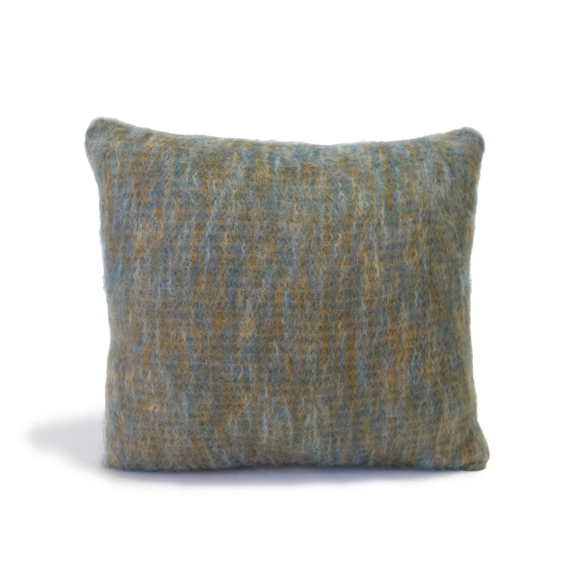 Spanish Mohair Pillow - Turquoise & Gold