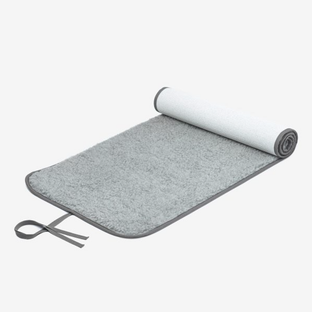 Merino Wool Yoga Mat - Light Grey