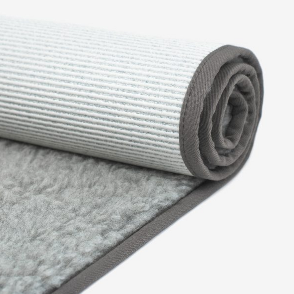 Merino Wool Yoga Mat - Light Grey