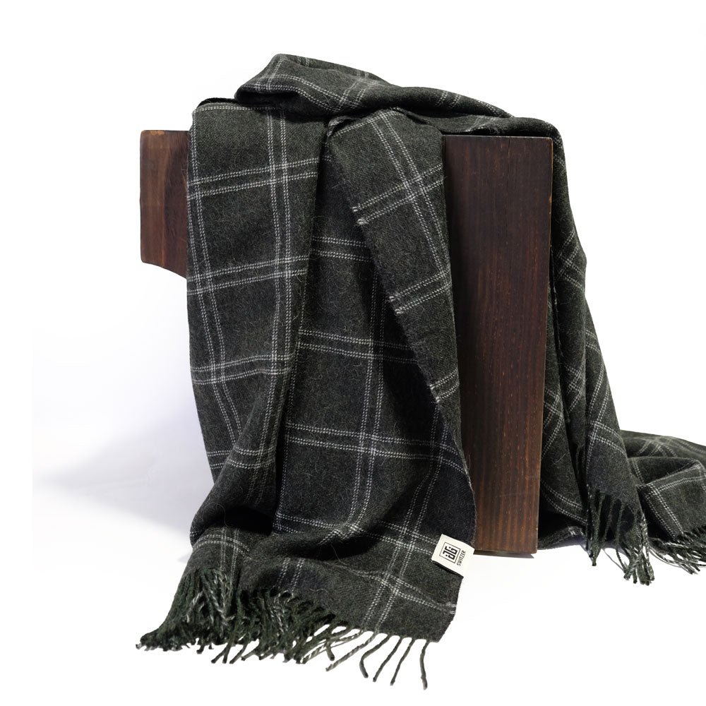 Baby Alpaca Throw - Woods