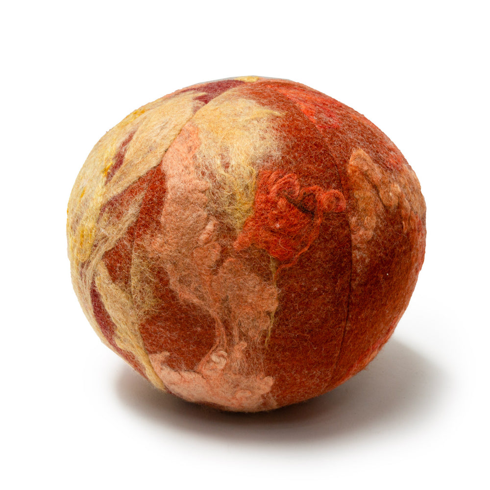 
                      
                        Blood Orange Wool Ball Pillow
                      
                    