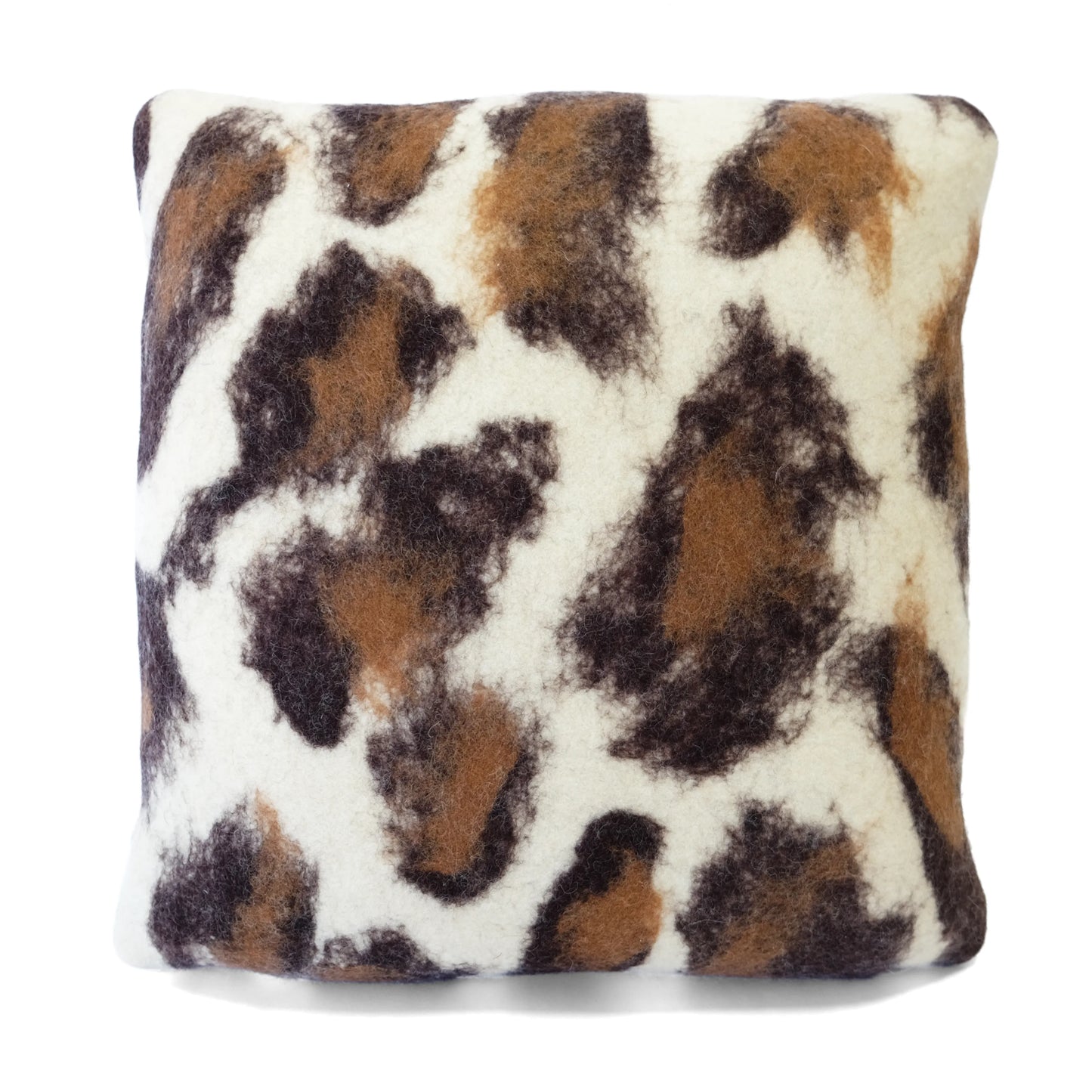 The Bengal Pillow - Felted Wool - Square